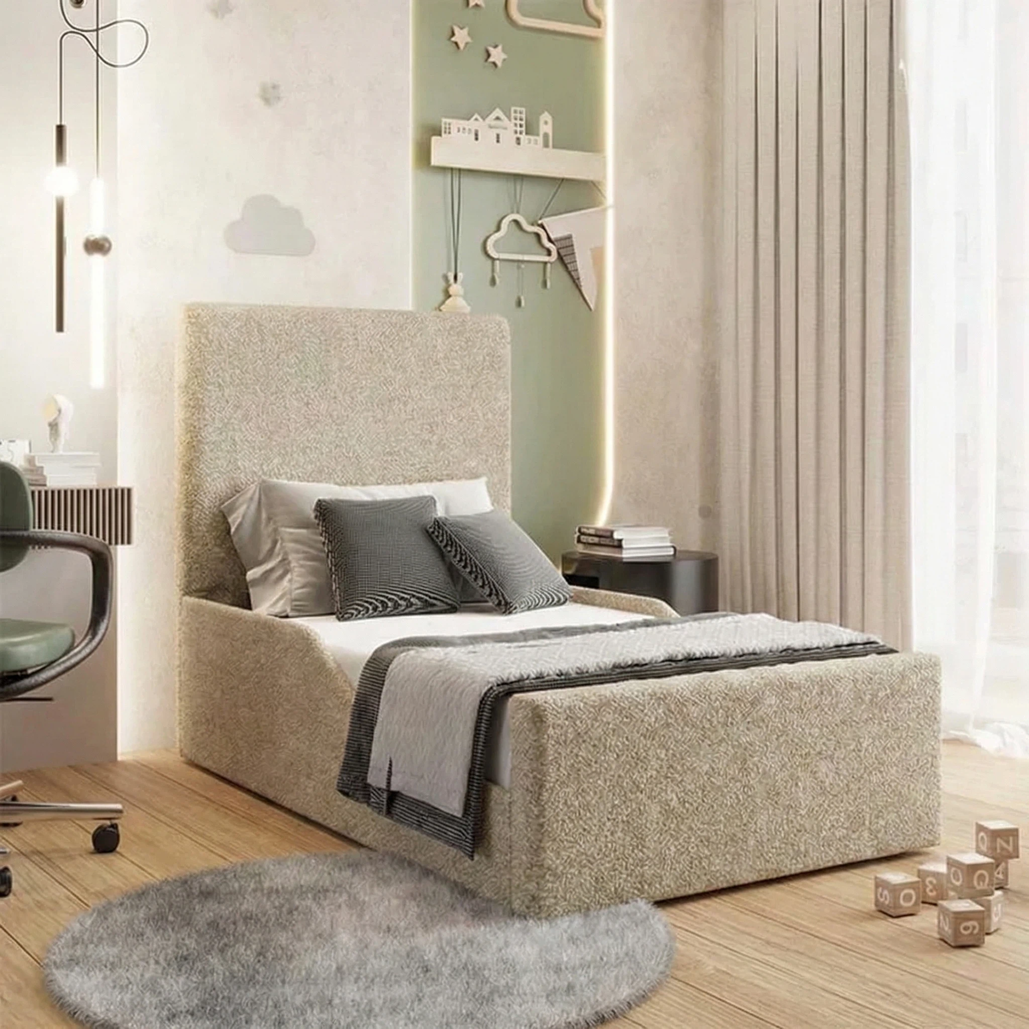 Boucle Warwick Andes Nougat