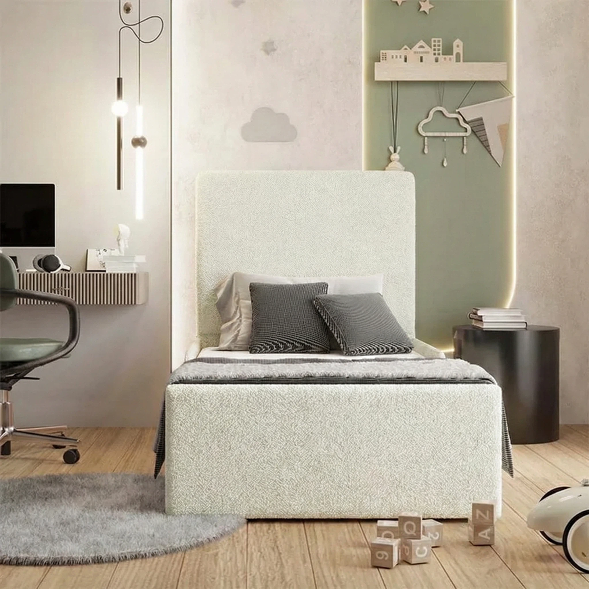 Boucle Warwick Andes Ecru