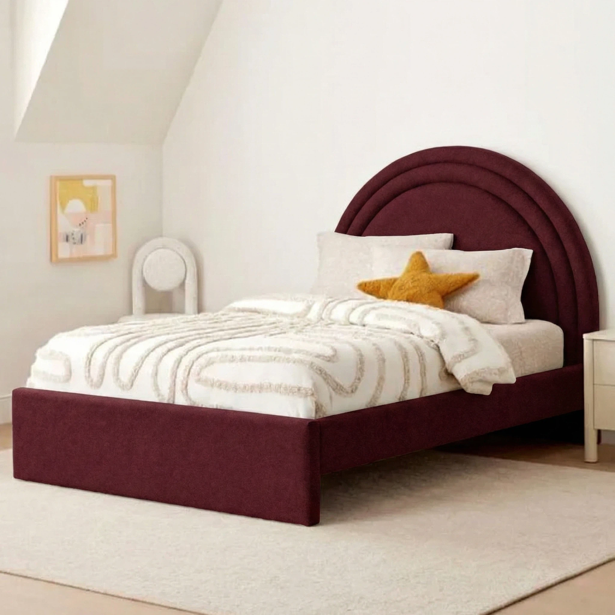 Plush Velvet Burgundy