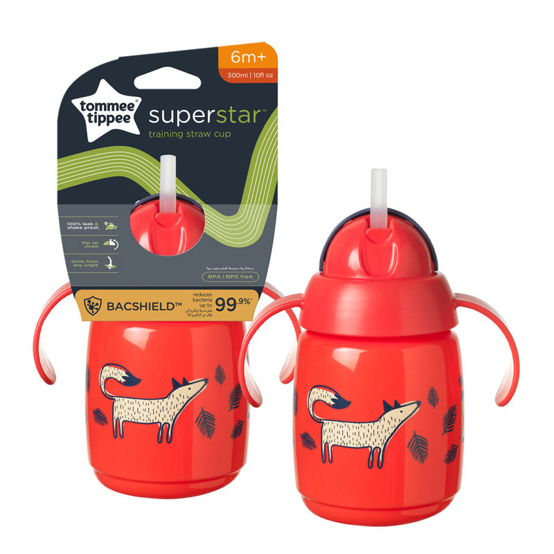 Tommee Tippee Trainer Straw Cup 300ml 6M+