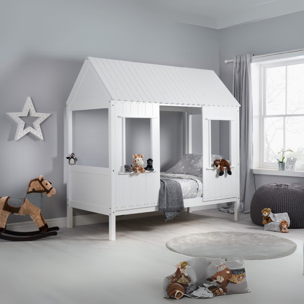 Treehouse Single Bed White