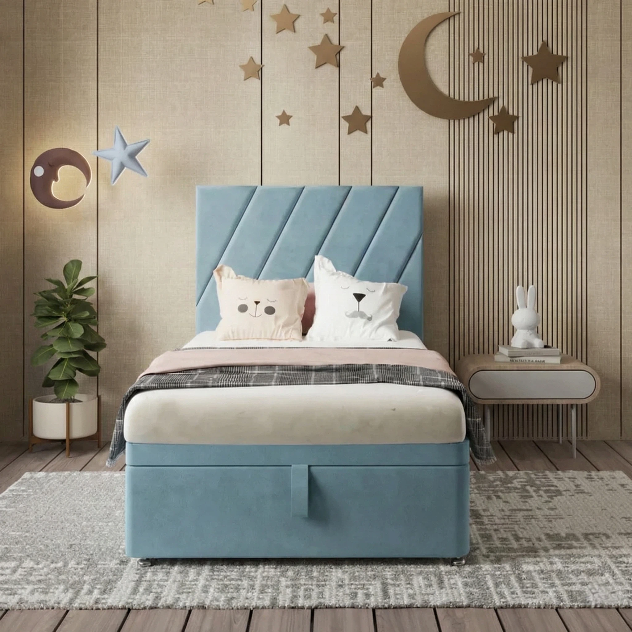 Plush Velvet Ice Blue