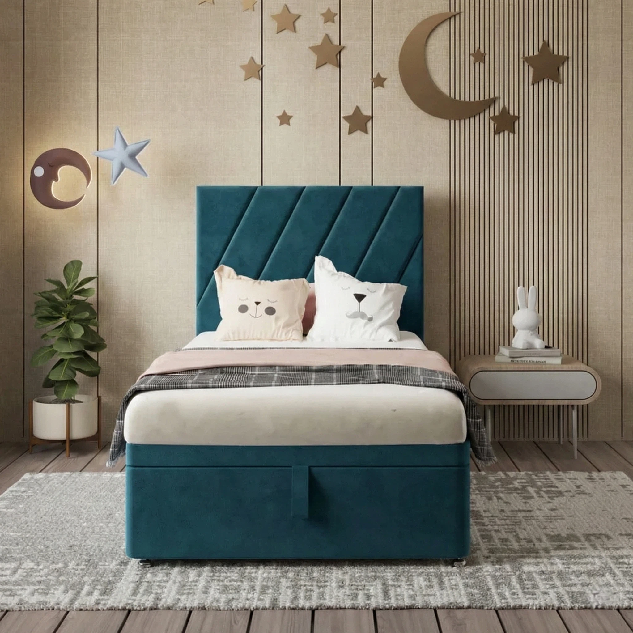 Plush Velvet Midnight Blue