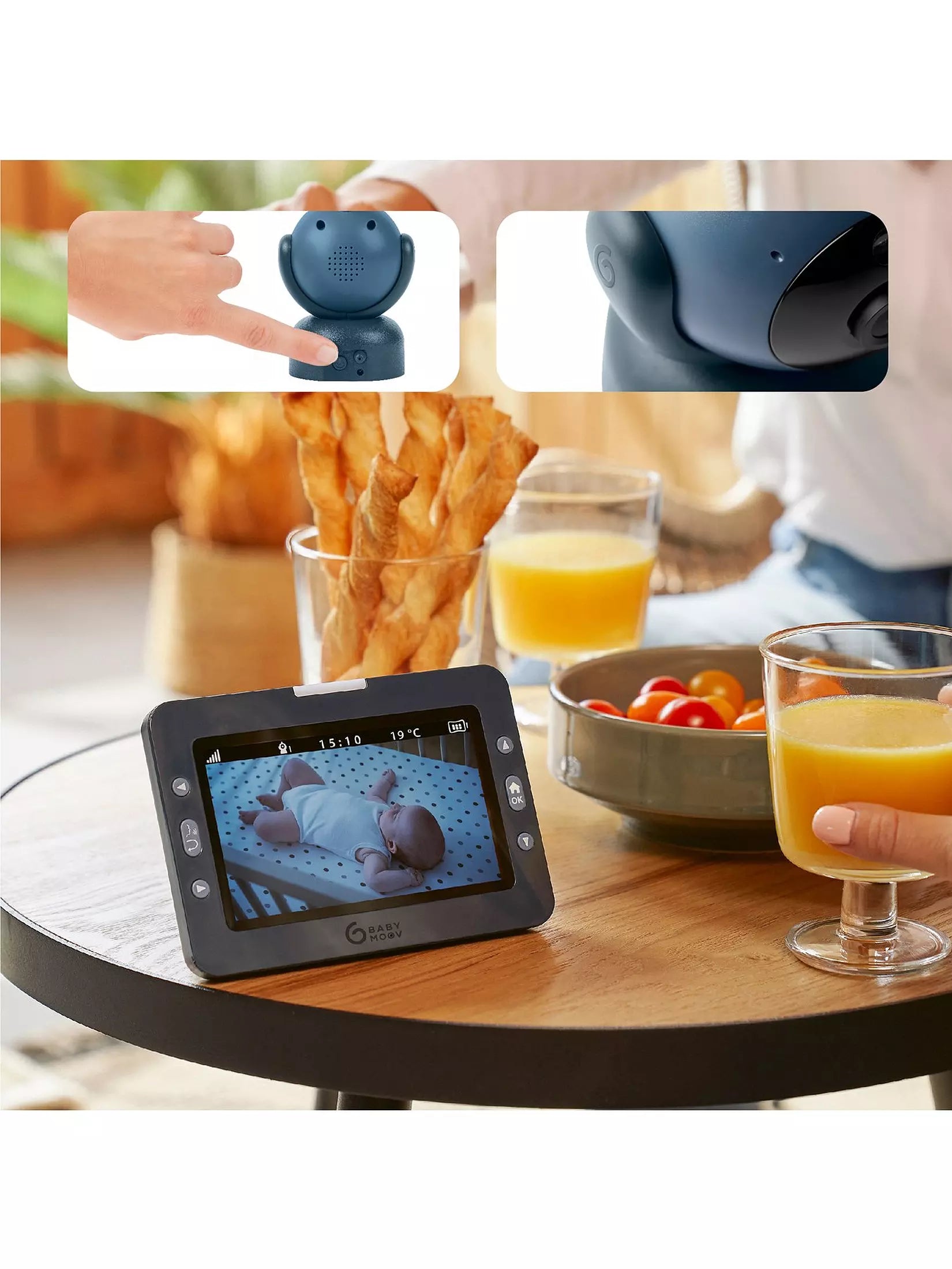 Babymoov YOO MASTER PLUS HD Motorised Video Baby Monitor