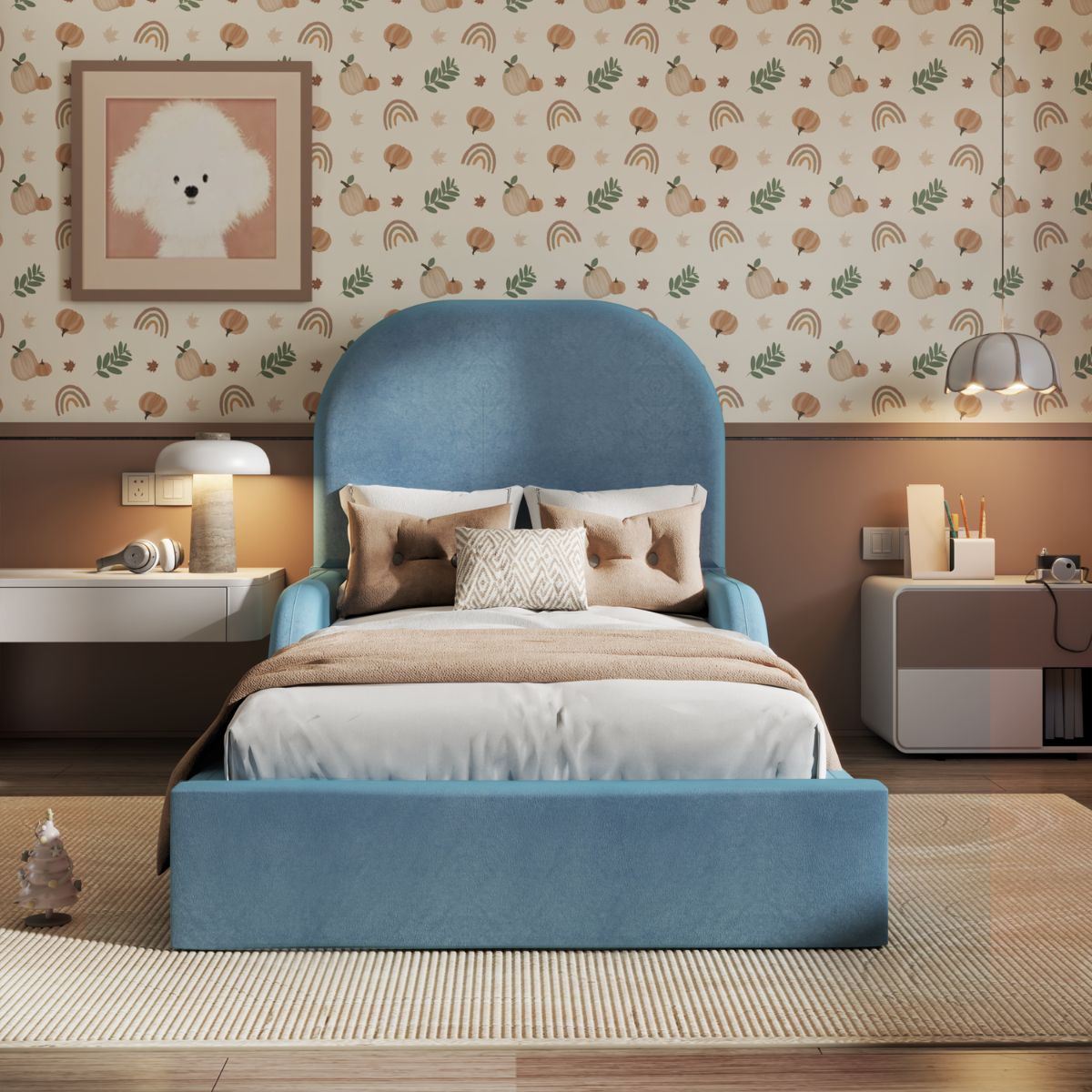 Plush Velvet Ice Blue