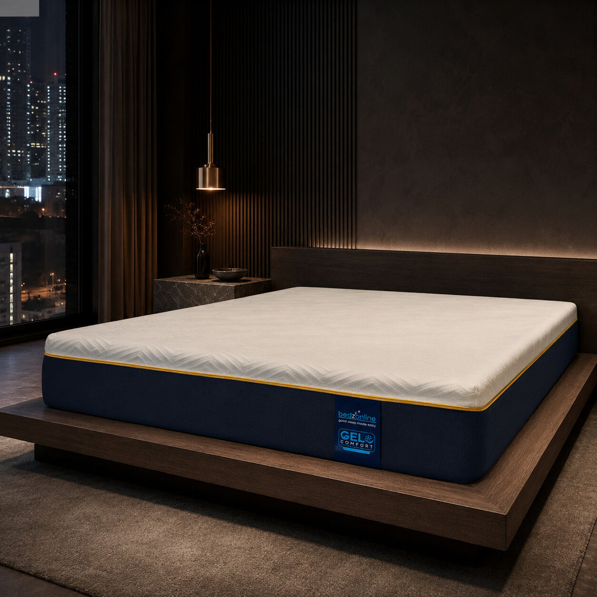 BedzOnline GelComfort cooling gel memory foam mattress