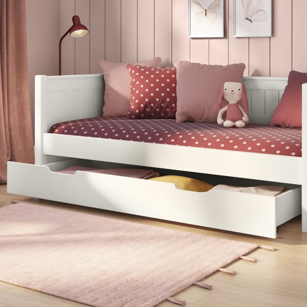 Stompa Classic Day Bed With A Trundle Drawer 90x190cm