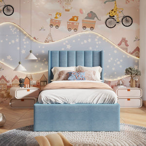 Plush Velvet Ice Blue