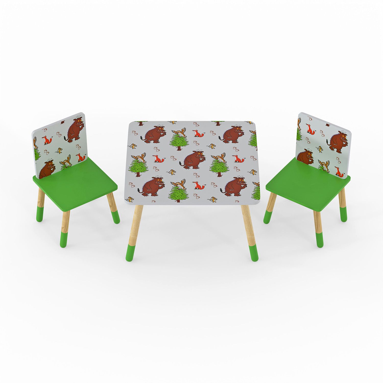 Kidsaw The Gruffalo Table & 2 Chairs - Pattern