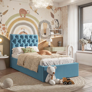 Plush Velvet Ice Blue