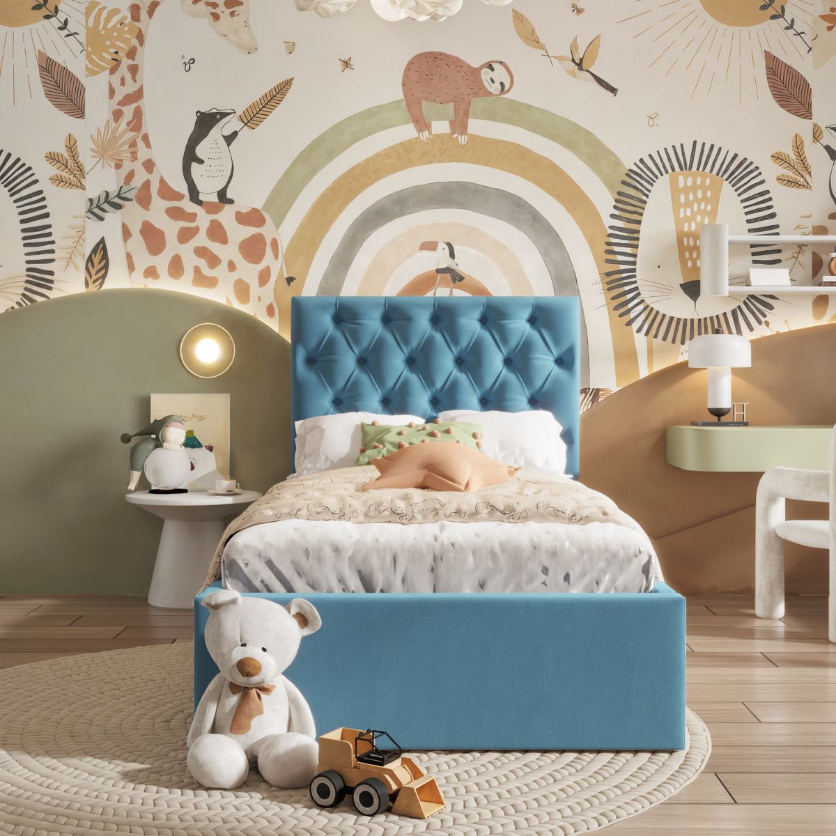 Plush Velvet Ice Blue