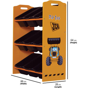 Kidsaw JCB 9 Bin Storage