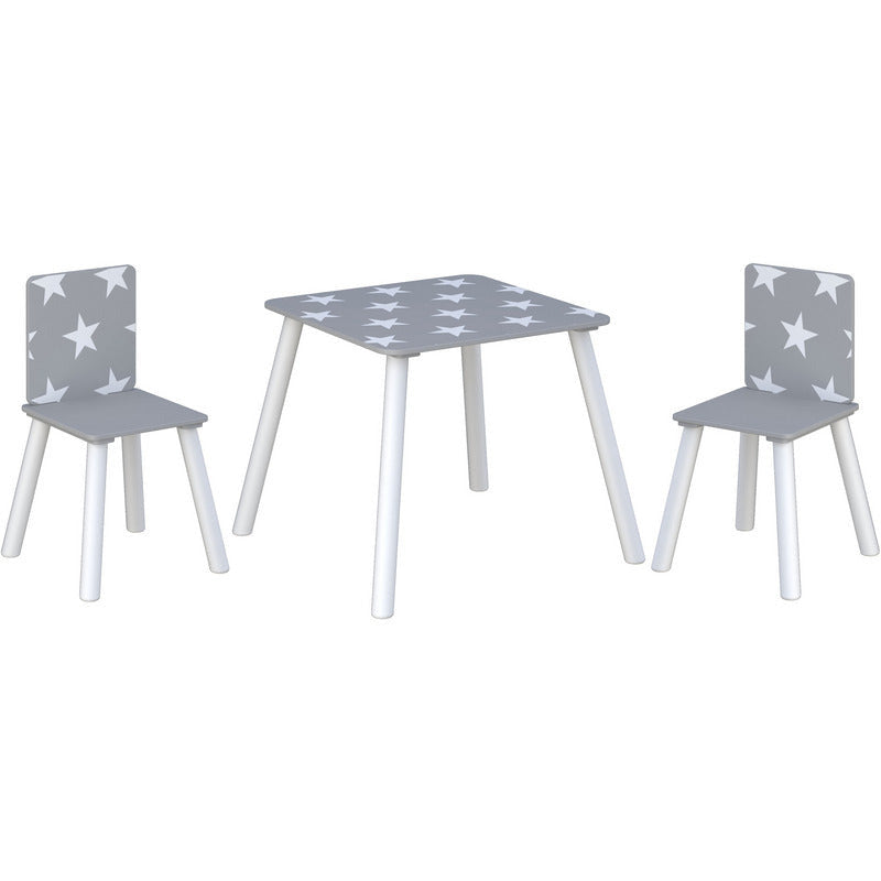 Kidsaw Star Table & Chairs Grey