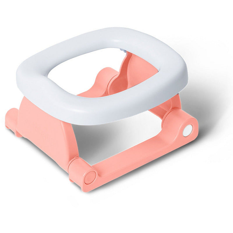 Pottiagogo the Easy Opening Travel Potty - Flamingo Pink